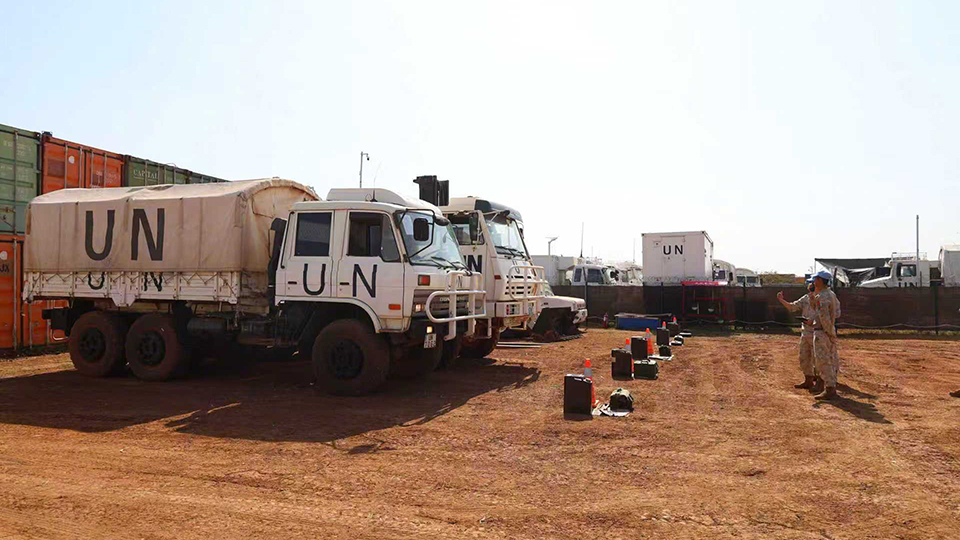 贊！我維和直升機(jī)分隊(duì)高標(biāo)準(zhǔn)通過第四季度裝備核查